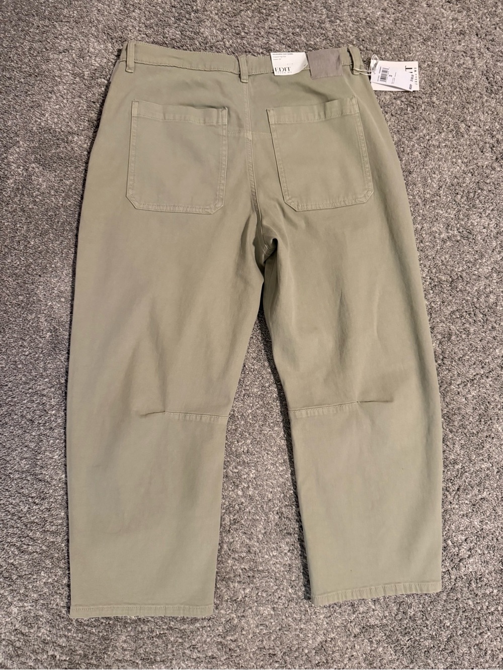Jason Wu EDIT Rosemary High-Rise Pants in Sage - Picture 6 of 8